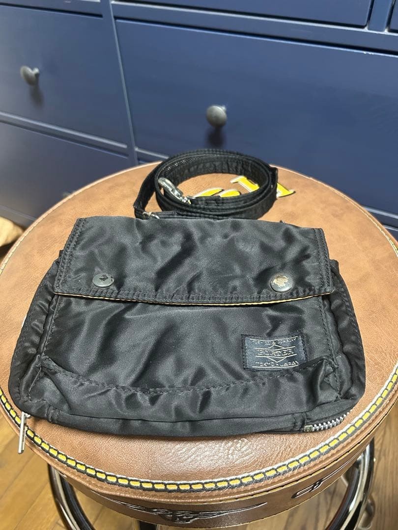 PORTER Yoshida Tanker Shoulder bag croossbodybag Black Made in Japan Authentic