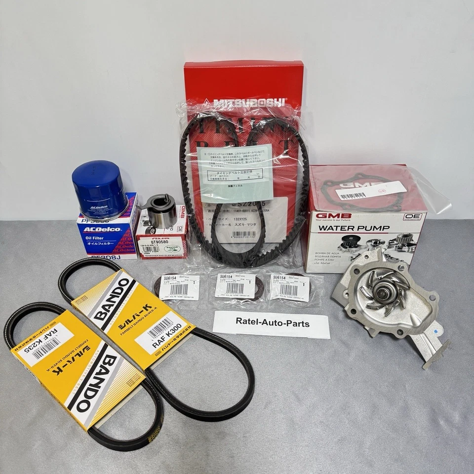 SUZUKI Cappuccino EA11R F6A Timing Belt Teneur Water Pump 9 Parts Kit JDM NEUF - Photo 2/4