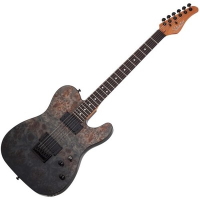 Schecter PT Standard Black Fade Burst Burl E-Gitarre B-Ware