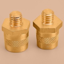 2pc Battery Pole Adapter Brass Terminal Connector M8 Thread Adapter