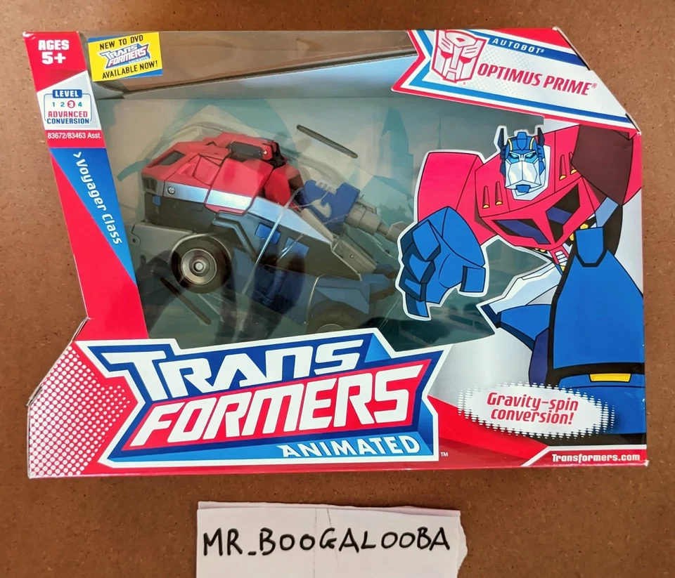 Transformers Hasbro 2008 Animated Optimus Prime Voyager MISB - Immagine 2 di 4