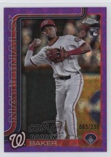 2025 Topps Chrome Logofractor Edition Purple Refractor 85/250 Darren Baker bc8