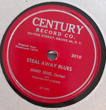 Johnny Dodds – Steal Away Blues / Hot Potatoes (Century 3010) with Blind Blake