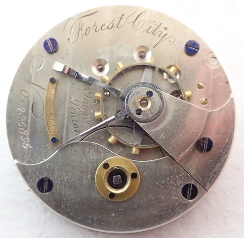 ANTIQUE 18s ILLINOIS PRIVATE LABEL GRADE 101 11j  KEY WIND POCKET WATCH MOVEMENT
