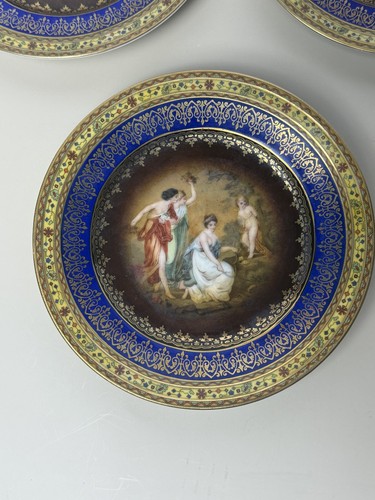 5 piatti porcellana 6" Royal Epiag, Cecoslovacchia scene dei tempi classici - Foto 5 di 14