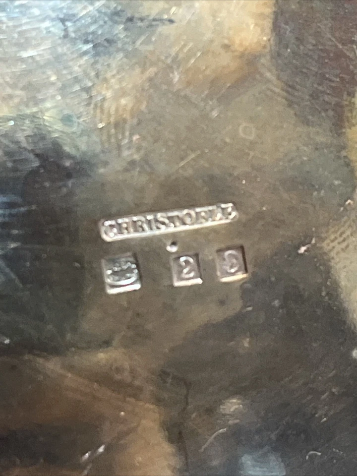 Bule CHRISTOFLE FRANCÊS GRANDE BANHADO A PRATA - Imagem 3 de 4