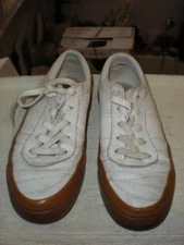 Converse All Star VINTAGE WHITE Leather Unisex (W 5.5 / M 3.5)