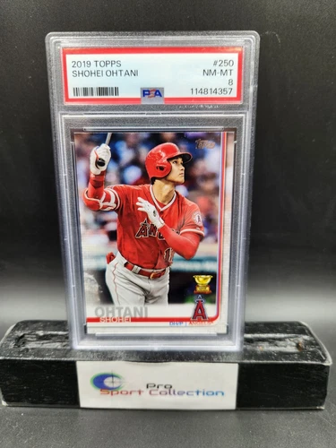 2019 TOPPS BASEBALL SHOHEI OHTANI ROOKIE CUP PSA 8 #250