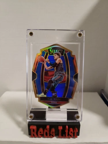 2018-19 Select Premier Blue Die-Cut Prizm Rookie #142 Trae Young 210/249 Hawks