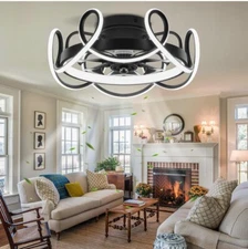 modern ceiling fan with light remote control