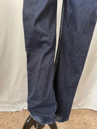 Silver Women's Dark Wash Toni Light Distressed Boot Cut Jeans - 28x33 - Picture 7 of 12