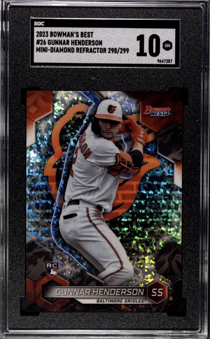 2023 Bowman's Best #26 Gunnar Henderson Mini-Diamond
