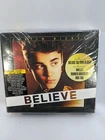 Justin Bieber Believe CD/DVD Deluxe Edition w/ Wallet Dog tag & Bracelet - NEW