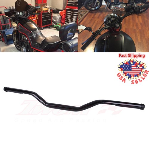 1" Handlebars Trackers Drag Bars For Harley Sportster XL 883 1200 Yamaha Honda - 第 2/8 張圖片