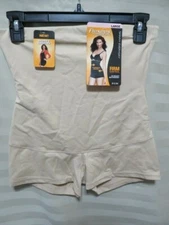 Flexees Women's Shaping Firm Control Tummy/Waist Hi-Waist Boyshort -Size Large