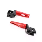 FOR TRIUMPH STREET TRIPLE 675 765 R RS RX 25MM LOWER FRONT FOOT PEGS RED