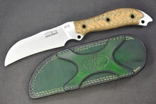 Busse Sus Scrofa Limited Edition #172, .175" Flat Ground Satin Blade, Tigerhide