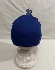 Polo Ralph Lauren Men's Classic Cotton Thermal Beanie Hat Skully, Navy, One Size