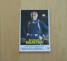 1978 # 104 BATTLESTAR GALACTICA - LORNE GREENE = COMMANDER ADAMA ACTOR