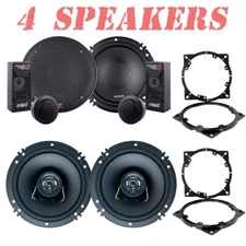 Cerwin Vega 6.5" Front/Rear Component & Coax Speakers For 2011-2020 Kia Optima