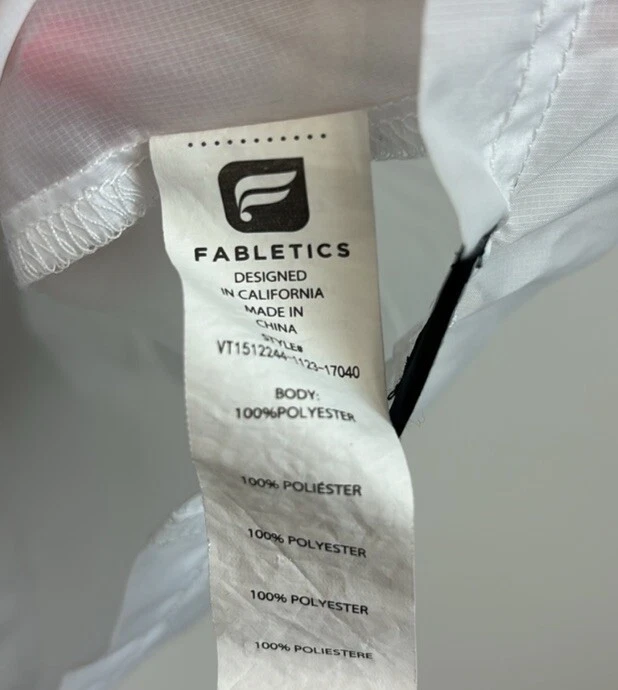fabletics lakeland zip up sheer athletic jacket