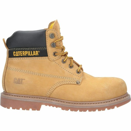 CAT Caterpillar Powerplant Safety Boots Mens SB Industrial Steel Toe Work Shoes - Picture 5 of 15