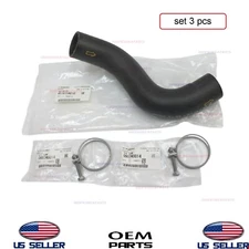 3pcs KIT Genuine OEM Upper Radiator Hose & Clamp 2003-08 Forester 2.5L NON turbo