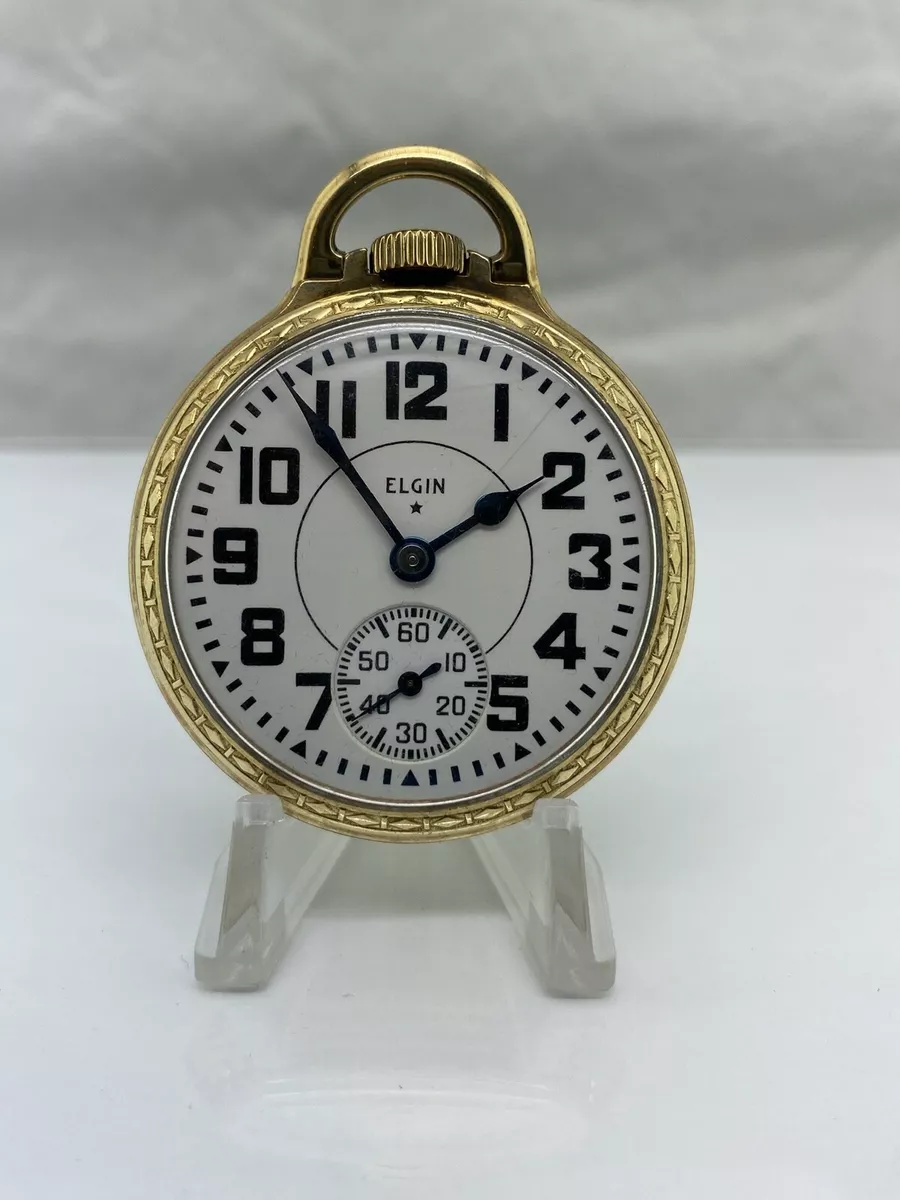Bw raymond elgin pocket cheap watch