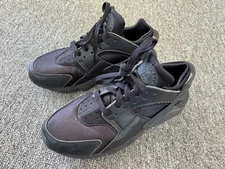 Nike Air Huarache Sneakers Triple Black DD1068-002 Men's Size 8.5 Athletic Shoes