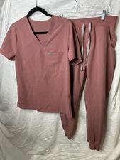 Women's FIGS Technical Collection Pink / Muave Set Small