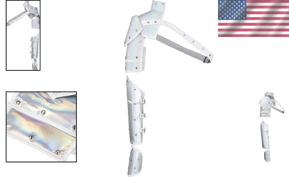 Juego de pulsera y armadura de cuero Steampunk Foto 2 de 4