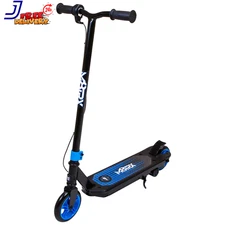 Blue 12V Electric Scooter for Kids Ages 6-12 Powered E-Scooter with Speeds of 8