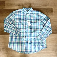 NWT Croft & Barrow Plaid Classic-Fit Long Sleeve Easy Care Button Down Shirt XXL