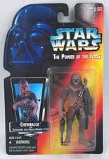 1995 Star Wars POTF CHEWBACCA Bowcaster Heavy Blaster Rifle Red Card Kenner NEW