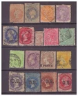 South Australia QV 1855-1894 x 17 stamps Used