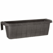 Bama Fioriera Rondine Paglia da balcone Antracite 60x20x18.5 cm