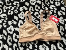 NWT SPANX Bra-Llelujah Beige Naked Bralette Bra 30016R Medium 48