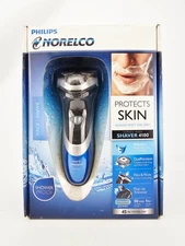 Philips Norelco 4100 Cordless Rechargeable Electric Shaver Trimmer Blue Black