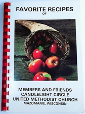 United Methodist Church, Candlelight Circle, Mazomanie, Wisconsin, COOKBOOK 1981