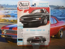Auto World IMPORT LEGENDS 1983 Toyota Celica Supra Gloss Black 1/64 RR FREE SHIP