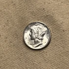 1940-S Mercury Dime, Gem BU, Close to FB #MM