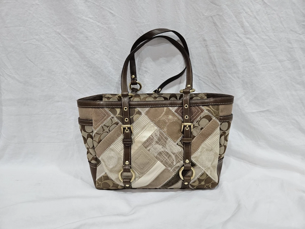 バッグ Coach Patchwork Tote Bag Signature Coach Patchwork Tote Bags for Women for sale | eBay