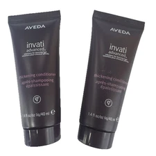 2X Aveda Invati Advanced Thickening Conditioner Duo 1.4 Oz 40 ML Travel