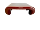 Vintage HAEGER Burgandy Ceramic Pedestal Stand Riser Display Stand 3292 -1984