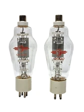 PAIR OT100/RCA8005 TUNGSRAM POWER TRIODE TUBES TESTED WITH ROETEST V10 BY CURVES