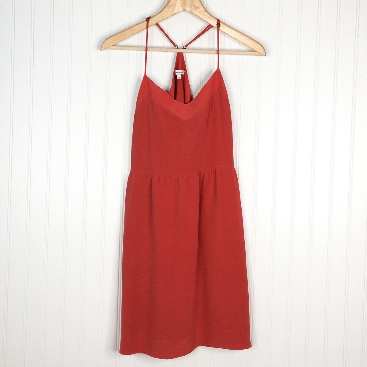 red racerback dress Contrast Racerback Tennis Dress Black / M