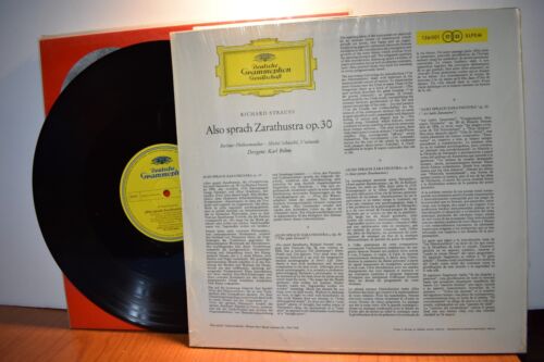 Bohm R. Strauss Also sprach Zarathustra Op. 30 LP Deutsche Gram 136001 Stereo - Imagen 2 de 2