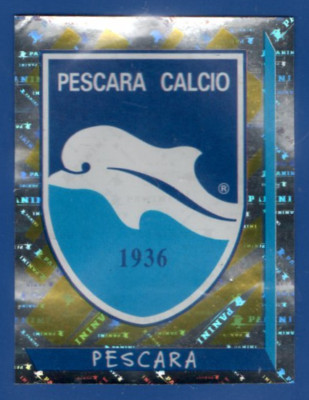 FIGURINE FOOTBALLERS PANINI 2000 N.583 PESCARA SCUDETTO REC/REMOVED