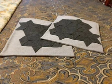 SCANDINAVIAN DESIGNS SET OF 2 PILLOWCOVERS WITH ZIPPER ENCLOSURE 18 X18