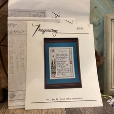 Vintage Imaginating Thanks Mom #436 Cross Sti...
